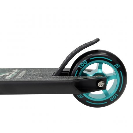 Самокат трюковый ATЕОХ SHARK 2021 (Черный-Бирюза)