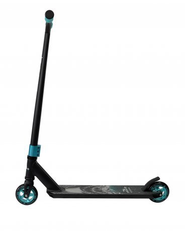Самокат трюковый ATЕОХ SHARK 2021 (Черный-Бирюза)