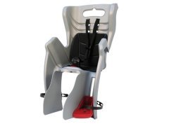 Детское заднее велокресло Bellelli Little Duck Standard Multifix. Цвет: желтый светоотражающий, темно-серый, темно-синий, серебристый. Вес до 22 килограмм