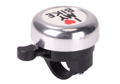 Звонок &quot;I LOVE MY BIKE&quot; хром., сталь/пластик