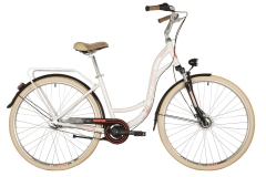 Велосипед STINGER BARCELONA EVO 28&quot; (2021), рама 15&quot;, белый