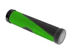 Велосипедные грипсы Kellys KLS CRYPTON 135мм, кратон, 1 грипстоп, зеленый
