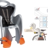 Детское заднее велокресло Bellelli Mr Fox Relax B-Fix. Цвет: тёмно-серый, бежевый, черный, серебристый, желтый светоотражающий, белый, кремовый, тёмно-синий. Вес до 22 килограмм