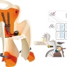 Детское заднее велокресло Bellelli Mr Fox Relax B-Fix. Цвет: тёмно-серый, бежевый, черный, серебристый, желтый светоотражающий, белый, кремовый, тёмно-синий. Вес до 22 килограмм