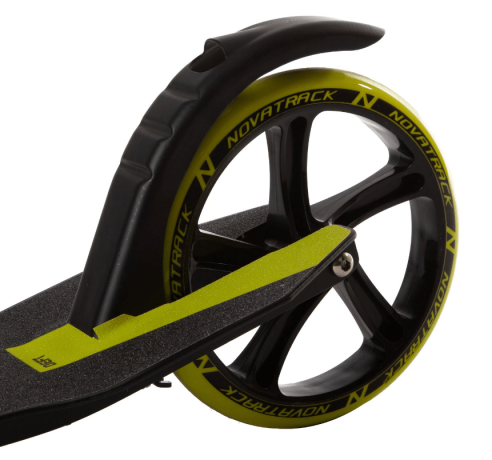 Самокат 230BFS.DEFT.BLM21 для детей NOVATRACK DEFT PRO, ручной тормоз, лимонный