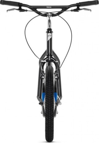 Самокат Yedoo Mezeq Vbr New, Чёрный/синий