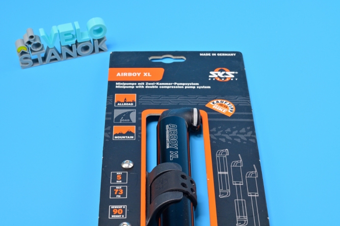 Мининасос SKS AIRBOY XL с головкой д/всех типов вентилей