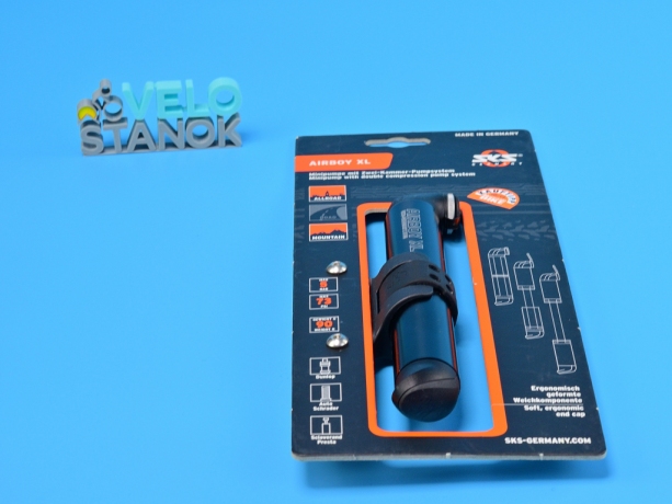 Мининасос SKS AIRBOY XL с головкой д/всех типов вентилей