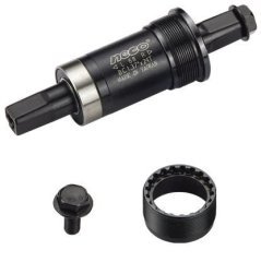 Neco каретка b910 под квадрат, bsa 1.37”x 24t, r/l. 68/118мм. ось 10в21, стальные чашки, стальной корпус, 2 промподшипника. вес 295г. назначение: mtb & atb, road, в торг.уп.