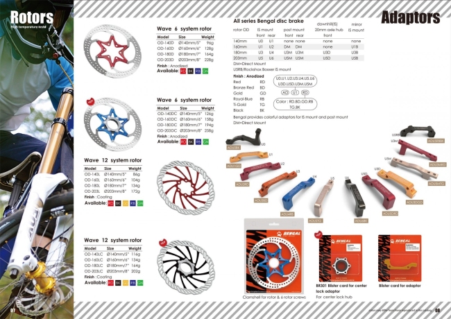 Bengal Адаптер дискового тормоза IS 140мм передний