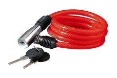 3161_0.240 Velosipednie zamki - kypit velosipednii zamok v Moskve v internet-magazine «VELOSTANOK» velosipednie zamki Замок велосипедный Kellys Beat размер: 8ммх100см. в комплекте: ключ. цвет: красный.