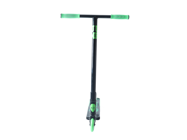 Самокат трюковый ATЕОХ JUMP 2023 (Черный/зеленый) НОВИНКА!