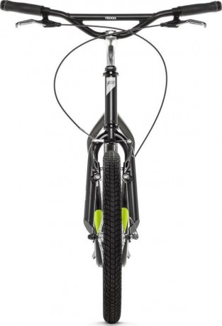 Самокат Yedoo Mezeq Vbr New, Чёрный/зелёный