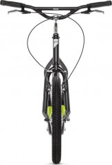 Самокат Yedoo Mezeq Vbr New, Чёрный/зелёный