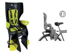 Детское заднее велокресло Bellelli Summer Clamp. Цвет: темно-синий-светоотражающий, темно-серый-красный, белый. Вес до 22 килограмм