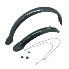 Крылья ПВХ с одинарными стойками 58мм 24 чёрные на хедере