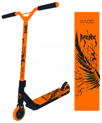 Самокат трюковый XAOS Phoenix Orange 100 мм