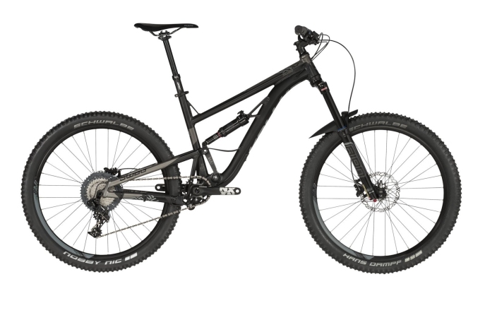 Велосипед двухподвес Велосипед двухподвес Kellys Swag 10 черный, размер: S