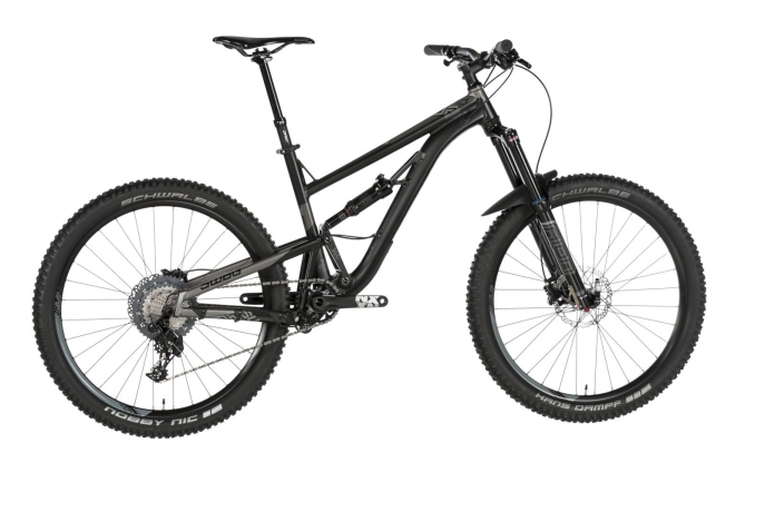 Велосипед двухподвес Велосипед двухподвес Kellys Swag 10 черный, размер: S