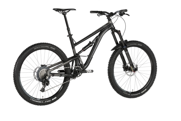 Велосипед двухподвес Велосипед двухподвес Kellys Swag 10 черный, размер: S