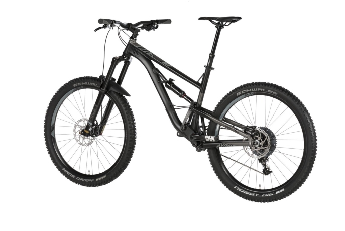 Велосипед двухподвес Велосипед двухподвес Kellys Swag 10 черный, размер: S