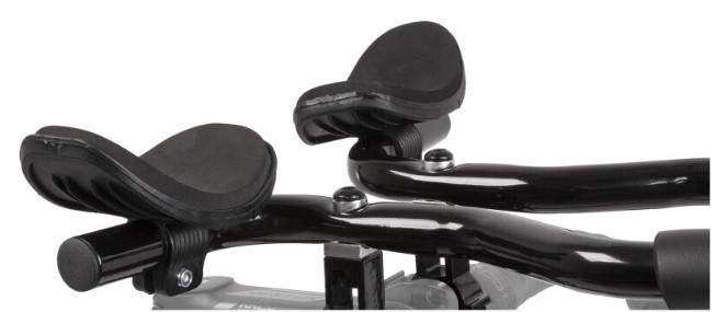 Руль/лежак 5-403699 TRI BAR алюм. эргон. с центральной перемычкой, на руль 22.2 - 25.4 черный VENTURA