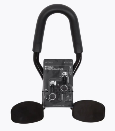 Руль/лежак 5-403699 TRI BAR алюм. эргон. с центральной перемычкой, на руль 22.2 - 25.4 черный VENTURA