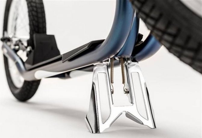 Самокат Yedoo Mezeq Vbr New, Серый/синий