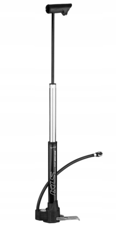 Насос напольный KLS Covert компактный, выдвижной 1" манометр, 2 режима, патентованная головка AV/FV с автопереключением, длина 300мм, вес 216г, макс. давление 120psi/8 bar