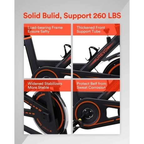 8.0x460 Velotrenajer UREVO Indoor Cycling Bike U6 kypit v Moskve v internet-magazine «VELOSTANOK» Velotrenajer UREVO Indoor Cycling Bike U6 Велотренажер UREVO Indoor Cycling Bike U6