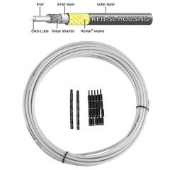 Троса рубашка JAGWIRE 5мм PRO KEB-SL 10м WHITE