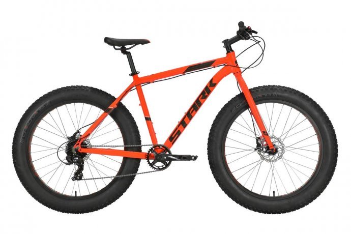 Велосипед Stark'21 Fat 26.2 HD красный/черный 20"