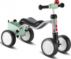 Беговел-каталка Puky Wutsch Panda 3027 grey серый/мятный