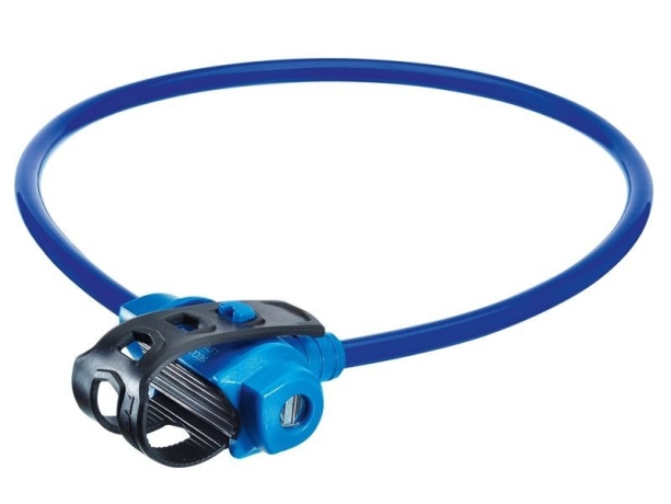 Велосипедный замок Trelock ks 211. 10мм х 75см. уровень защиты: 2. цвет: синий. с держателем fixxgo
