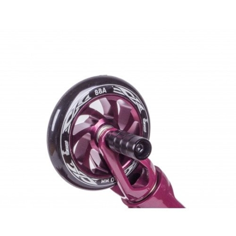 Самокат MONK бордовый/черный, HIC, 110 mm, AL + пега