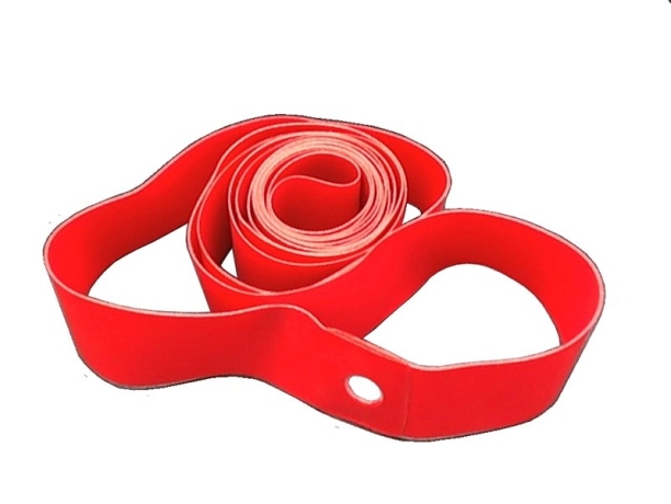 Ободная лента 24, 25мм. Нейлон. Красная. 1 штука