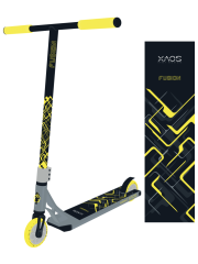 Самокат трюковый XAOS Fusion Yellow 120 мм