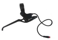 Ручки тормозные для V-BRAKE (для электровелосипедов) под 4пальца, алюминий, чёрные