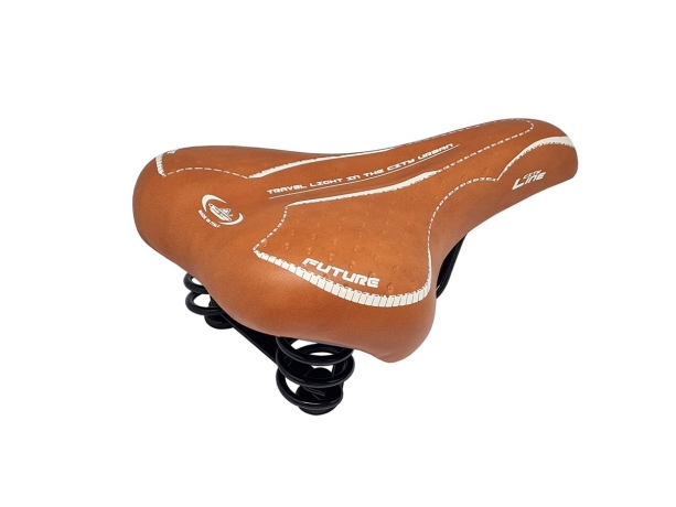 Седло M.GRAPPA City-Man с пружинами, цвет медовый