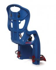 Детское заднее велокресло Bellelli Pepe Standard, на велосипед 29&quot;, цвет: синее с красной вставкой, вес до 22 килограмм