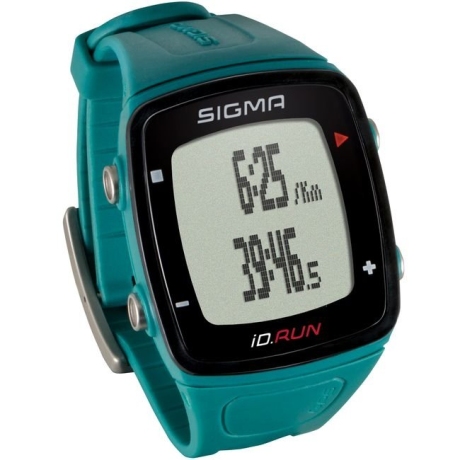 Часы спортивные SIGMA SPORT iD.RUN: скорость и расстояние (на основе GPS), индикатор расстояния, счётчик кругов, месячная статистика, личные достижения, отслеживание активности.