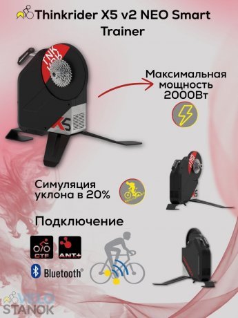 Велостанок Thinkrider X5 v2 NEO Smart Trainer