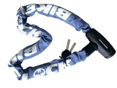 Замок велосипедный цепной D:8×8×900 мм синий