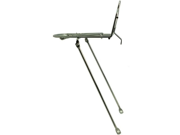 Багажник для велосипеда je-205, 26", передний, сталь, с пружиной, хромированный