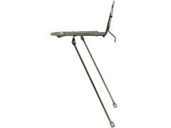 Багажник для велосипеда je-205, 26&quot;, передний, сталь, с пружиной, хромированный