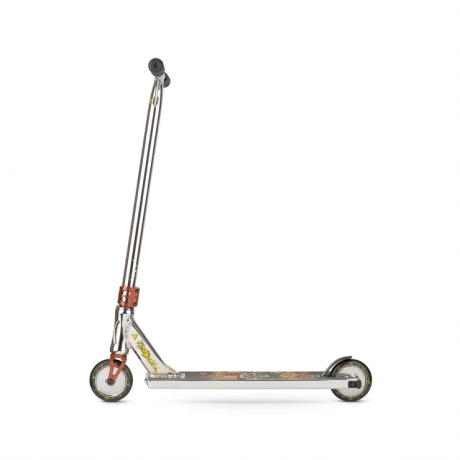 Трюковой самокат Foxpro Big Boy 4.7 2021 (хром / коричневый)