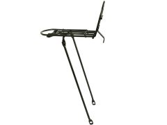 Багажник для велосипеда je-205, 26&quot;, передний, сталь, с пружиной, чёрный