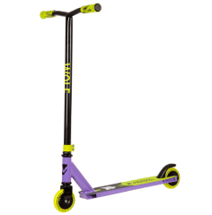 Самокат для детей NOVATRACK WOLF&quot;60,черно-фиолетовый