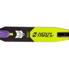 Самокат для детей NOVATRACK WOLF&quot;60,черно-фиолетовый