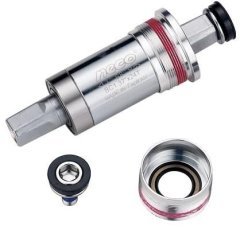 Neco каретка b920hal под квадрат, bsa 1.37”x24t, r/l. 68/127,5мм. ось полая, cr-mo, алюминиевые чашки, стальной корпус, 2 промподшипника. вес 240г. назначение: trekking/comfort, в торг.уп.